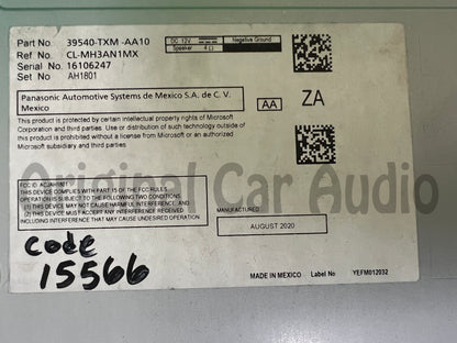 2019 - 2022 Honda Insight OEM Bluetooth Apple Car Play Android Auto Multi Media Receiver Non-Nav