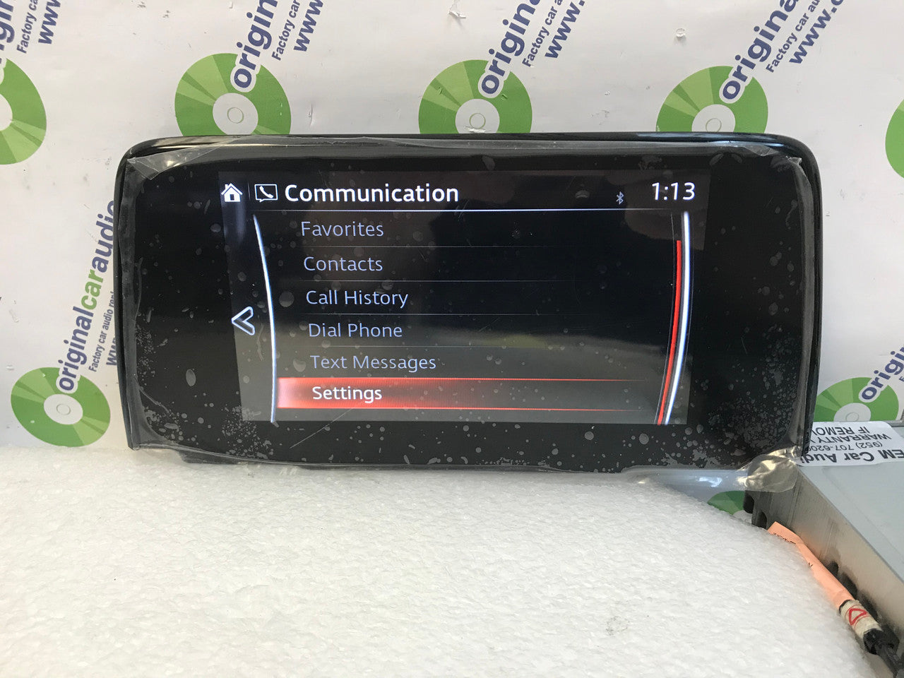 Refurbished 2017 - 2020 Mazda CX-5 OEM AM FM Radio Control Unit Display Screen