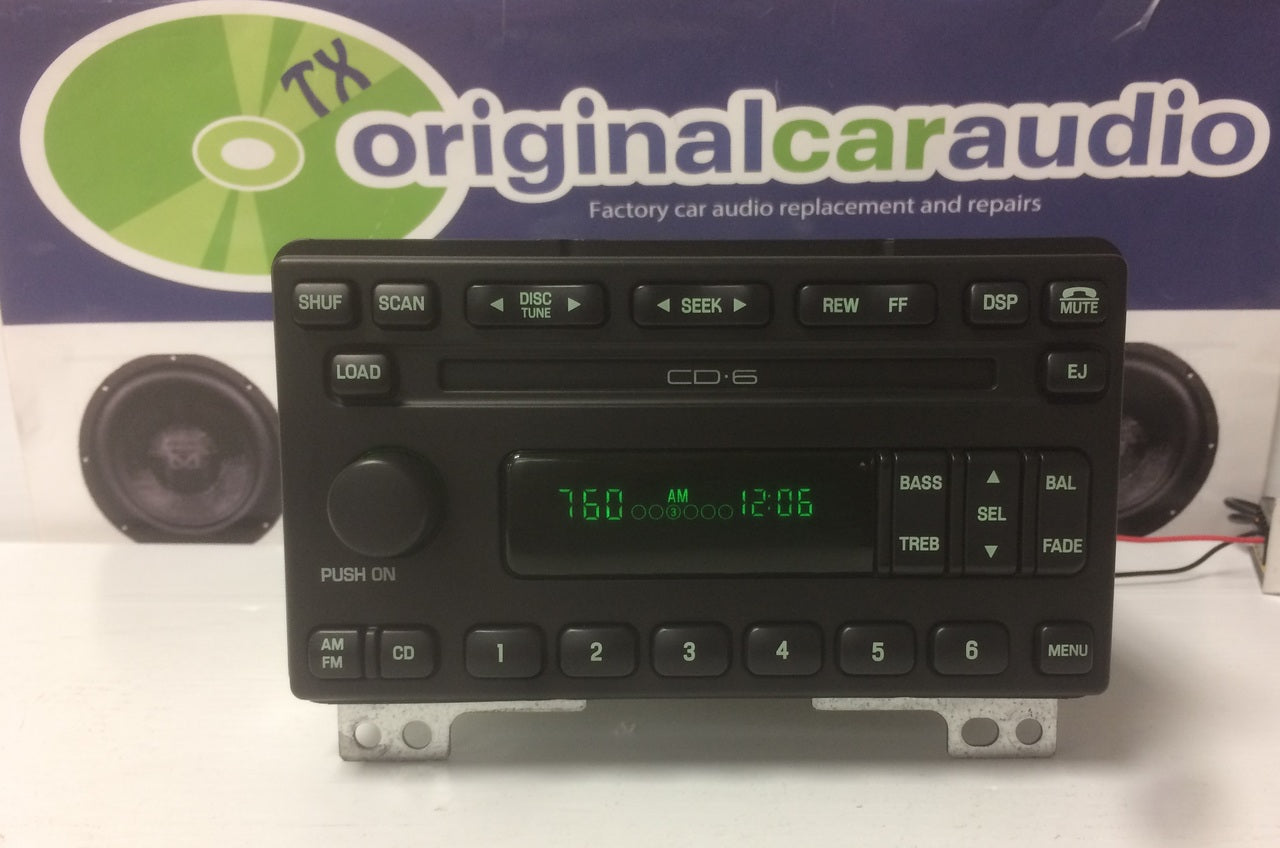 2001 - 2005 Ford Explorer Lincoln Navigator  Radio and 6 CD Changer