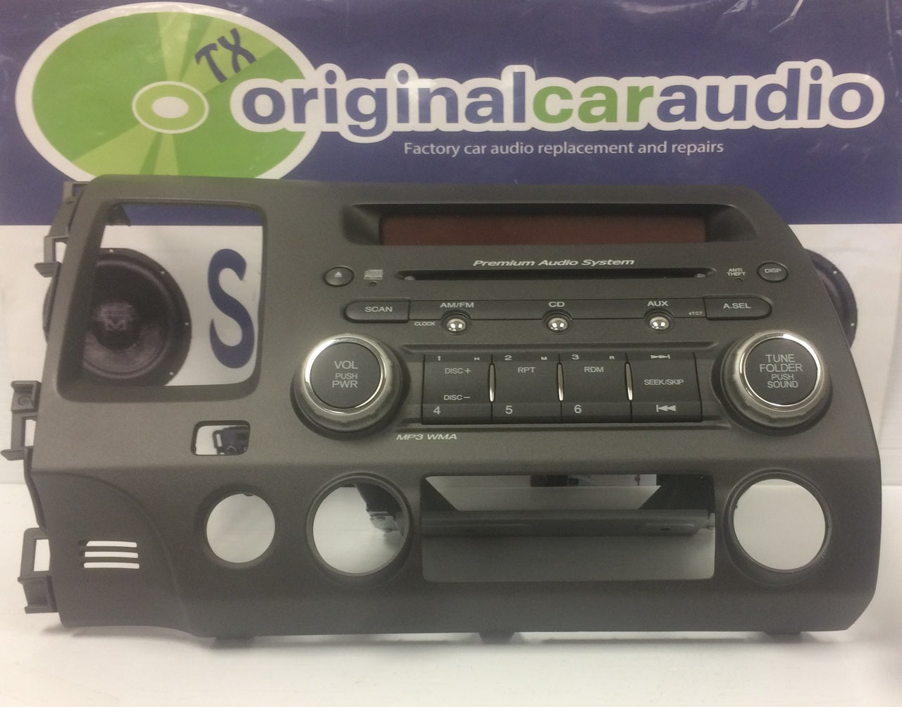 06 07 08 09 Honda CIVIC Radio CD Player MP3 Disc Stereo 4TC7 Premium Audio OEM No CCU