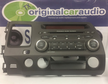 06 07 08 09 Honda CIVIC Radio CD Player MP3 Disc Stereo 4TC7 Premium Audio OEM No CCU