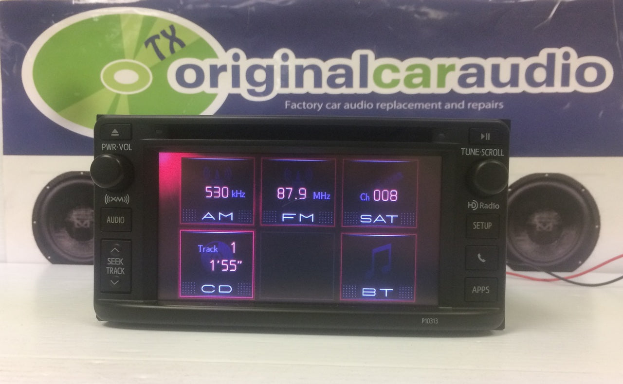 2012 2013 2014 Toyota Corolla OEM Radio CD Player Display Receiver