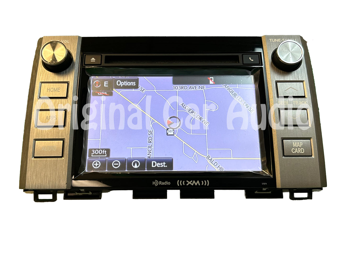 Refurbished 2014 2015 TOYOTA TUNDRA OEM Radio CD Player GPS NAVIGATION XM BLUETOOTH Touch Screen 57074, 510119, 57073