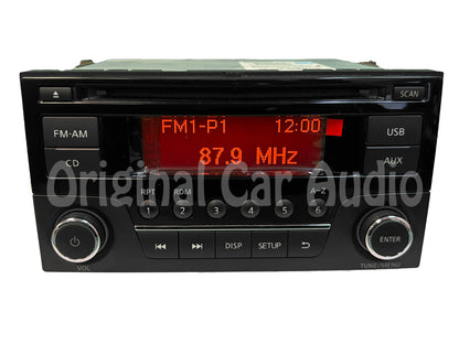 Refurbished 2014 - 2017 Nissan Sentra Versa OEM Single CD AM FM USB Radio Receiver