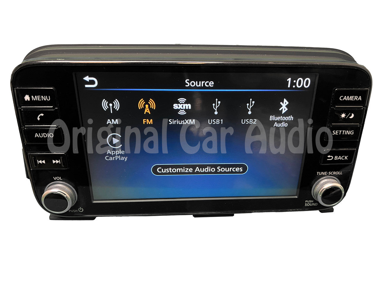 Refurbished 2020 - 2024 Nissan Kicks Versa OEM Touch Screen Multi Media Bluetooth Car Play Android Auto Radio Receiver - Analog