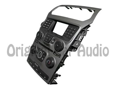 2011 - 2015 Ford Explorer OEM 4" Radio Display Climate Control Panel Assembly ONLY W/Rear Controls