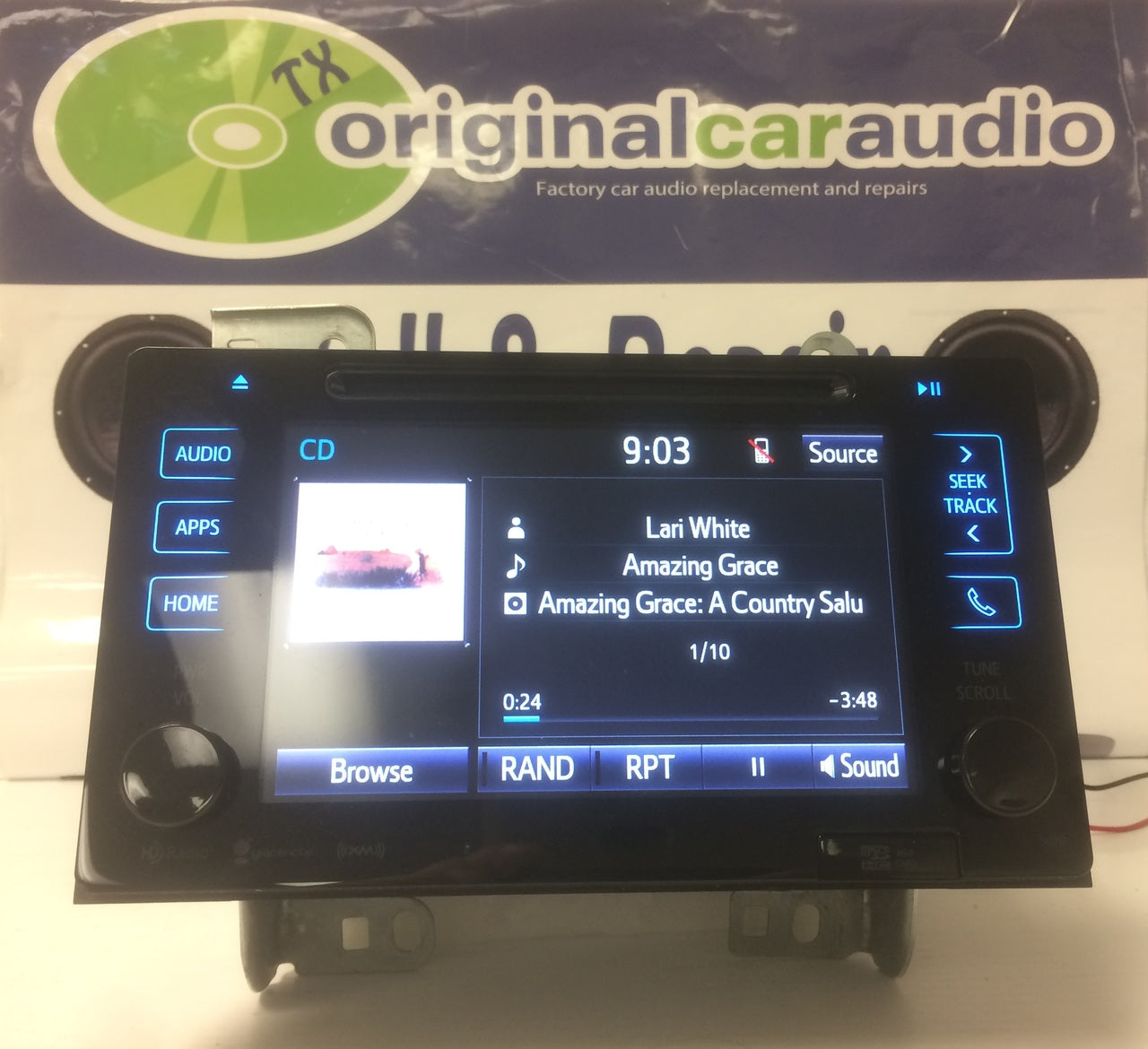 2015 - 2016 Toyota Sienna OEM Navigation Touchscreen XM CD Player Receiver 510157, 86100-08061
