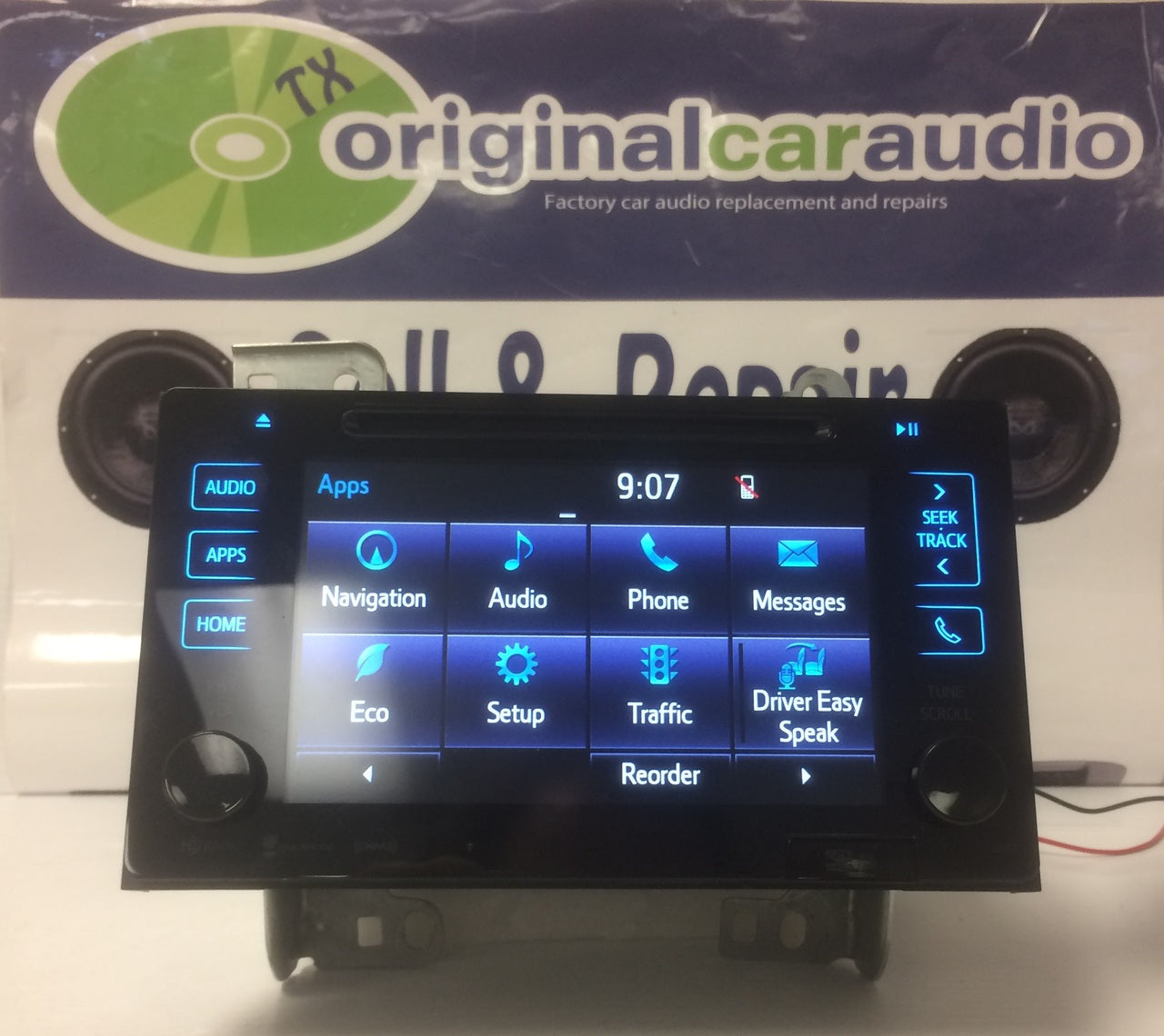 2015 - 2016 Toyota Sienna OEM Navigation Touchscreen XM CD Player Receiver 510157, 86100-08061