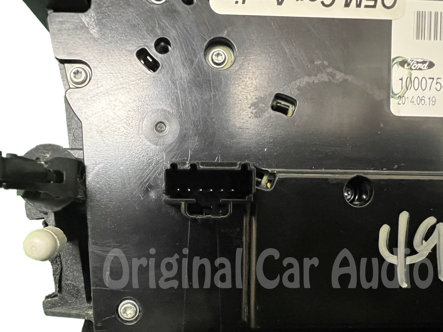 2011 - 2015 Ford Explorer OEM 4" Radio Display Climate Control Panel Assembly ONLY W/Rear Controls