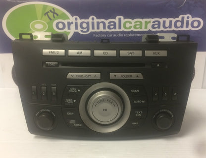 2010 2011 2012 2013 Mazda 3 OEM Radio SAT XM Single CD CHANGER
