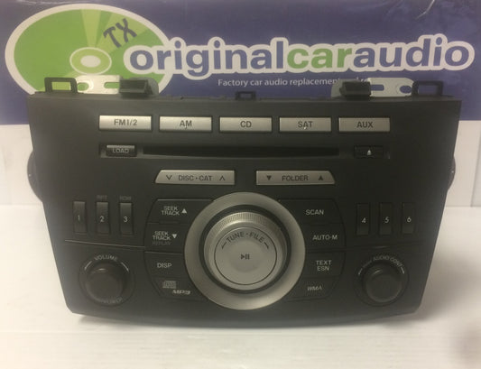 2010 2011 2012 2013 Mazda 3 OEM Radio SAT XM Single CD CHANGER