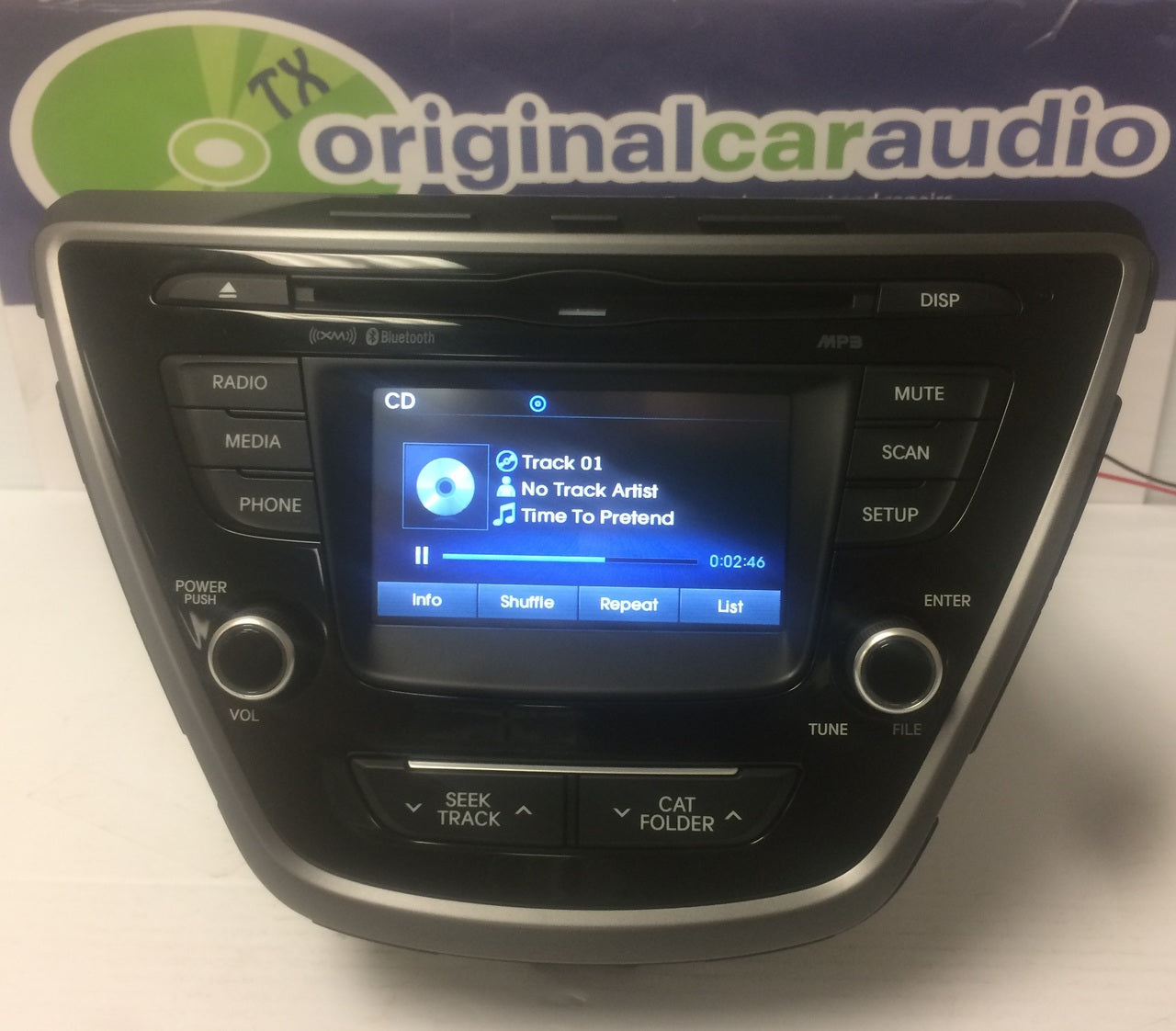 2014 2015 2016 Hyundai Elantra OEM AM FM MP3 Bluetooth Sat Radio Touch Screen