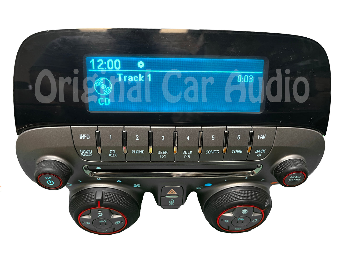 2010 - 2012 Chevrolet Chevy Camaro OEM Single Zone Climate Radio Control Panel With Heated Seats UYE