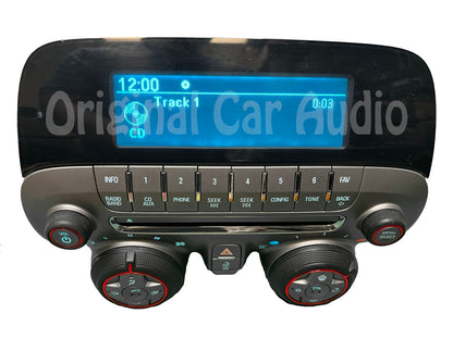 2010 - 2012 Chevrolet Chevy Camaro OEM Single Zone Climate Radio Control Panel With Heated Seats UYE