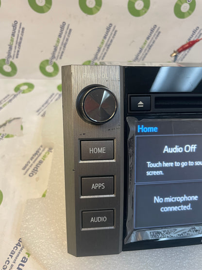 Refurbished 2014 2015 2016 2017 2018 2019 Toyota Tundra OEM Navigation Bluetooth MP3 CD XM HD Radio Receiver BLEMISHED