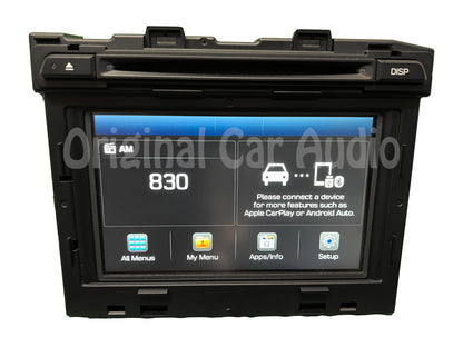 2016 - 2017 Hyundai Sonata Hybrid OEM Touch Screen Single CD Apple Carplay Android Auto Multi Media Radio Receiver