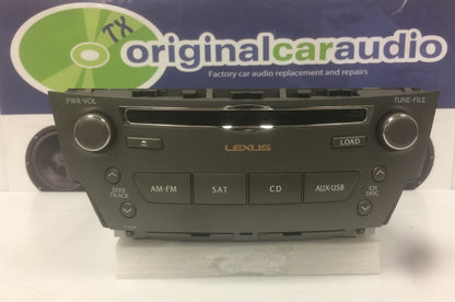 2010 - 2012 Lexus IS250 OEM AM FM Radio Stereo CD Player Receiver P1839