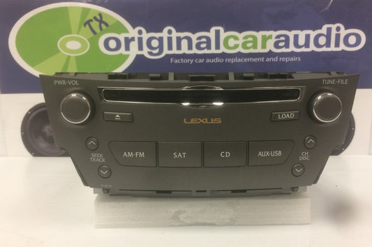 2010 - 2012 Lexus IS250 OEM AM FM Radio Stereo CD Player Receiver P1839