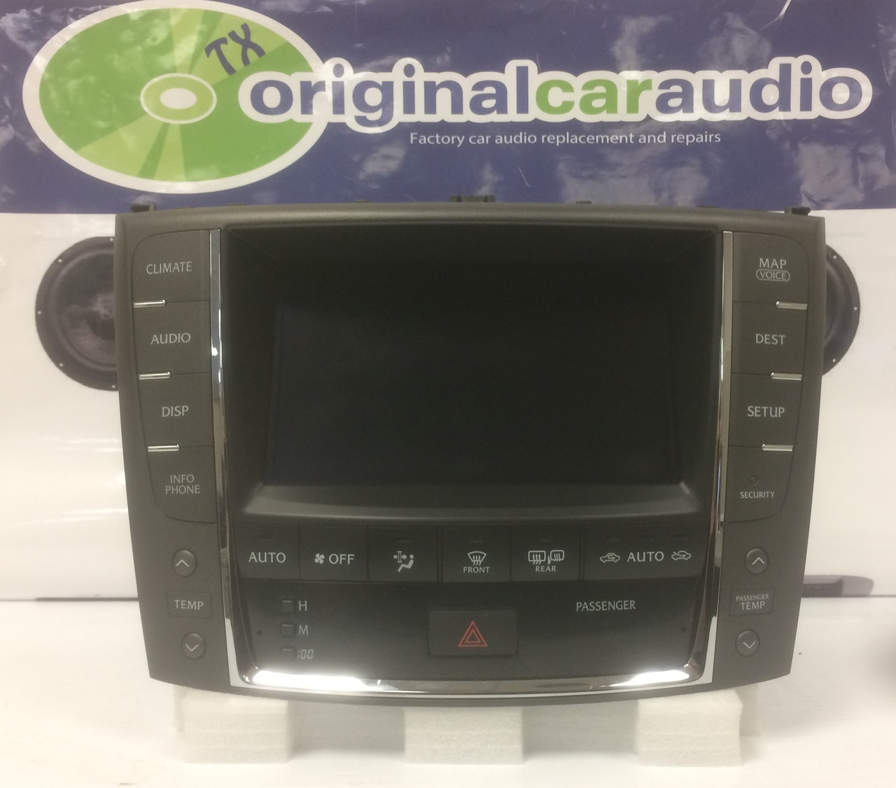 Refurbished 2010 2011 2012 Lexus IS250 IS350 OEM Navigation GPS and Display Screen Climate Control