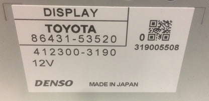 Refurbished 2010 - 2012 Lexus IS250 IS350 OEM Navigation Radio Climate Control Display Screen