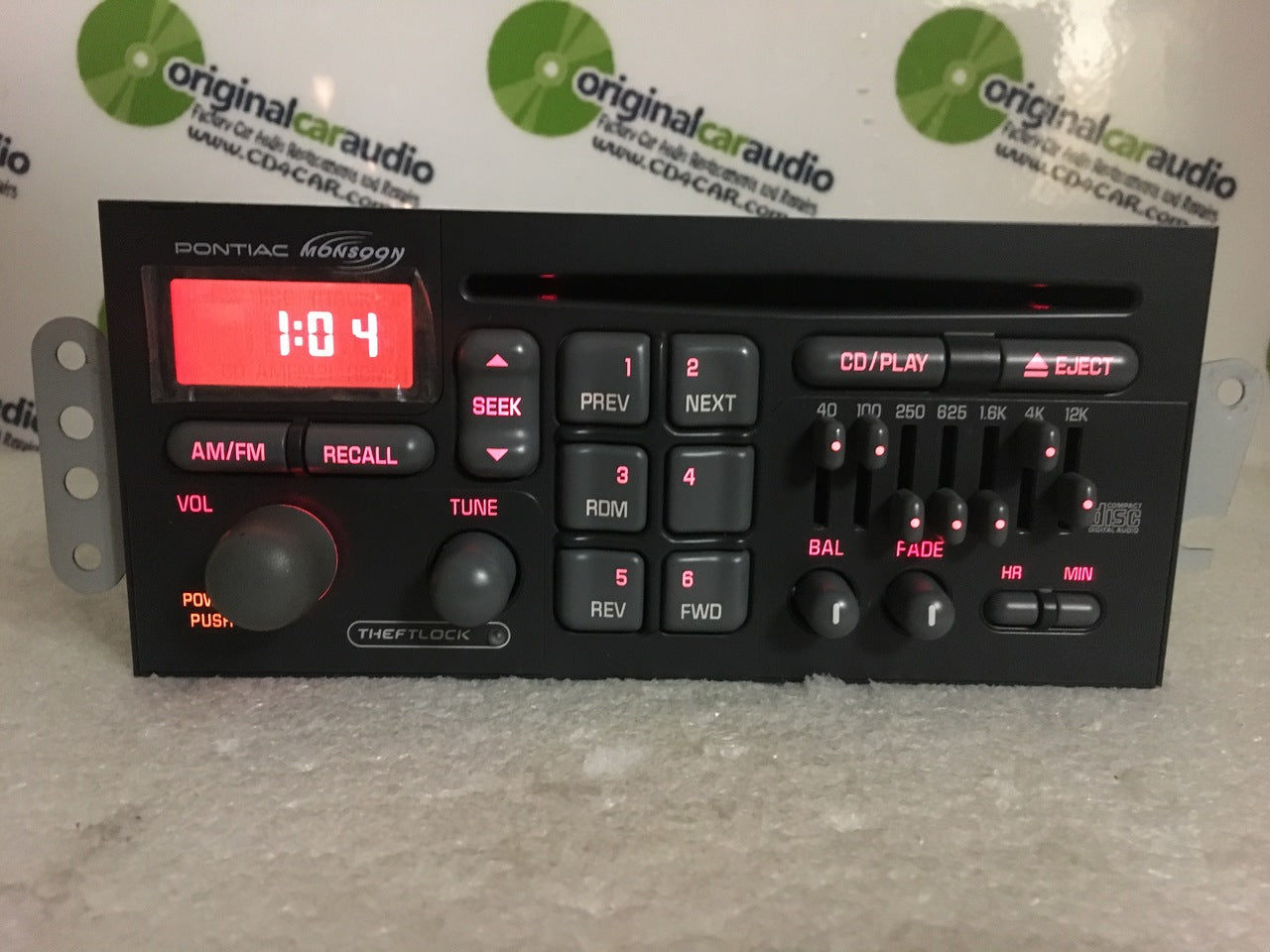 REMANUFACTURED 1996 1997 1998 1999 2000 2001 2002 GMC Pontiac Grand Prix Firebird Radio and CD  Player 98 99 00 01 02