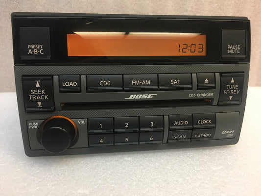 05-06 Nissan Altima Bose Radio & CD player