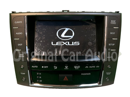 Refurbished 2010 2011 2012 Lexus IS250 IS350 OEM Navigation Unit and Display Screen