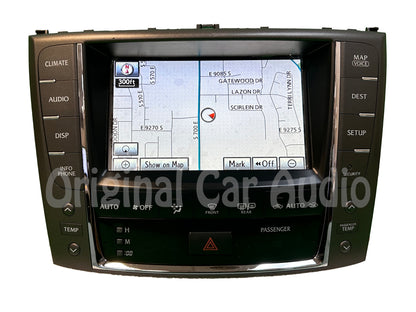 Refurbished 2010 2011 2012 Lexus IS250 IS350 OEM Navigation Unit and Display Screen