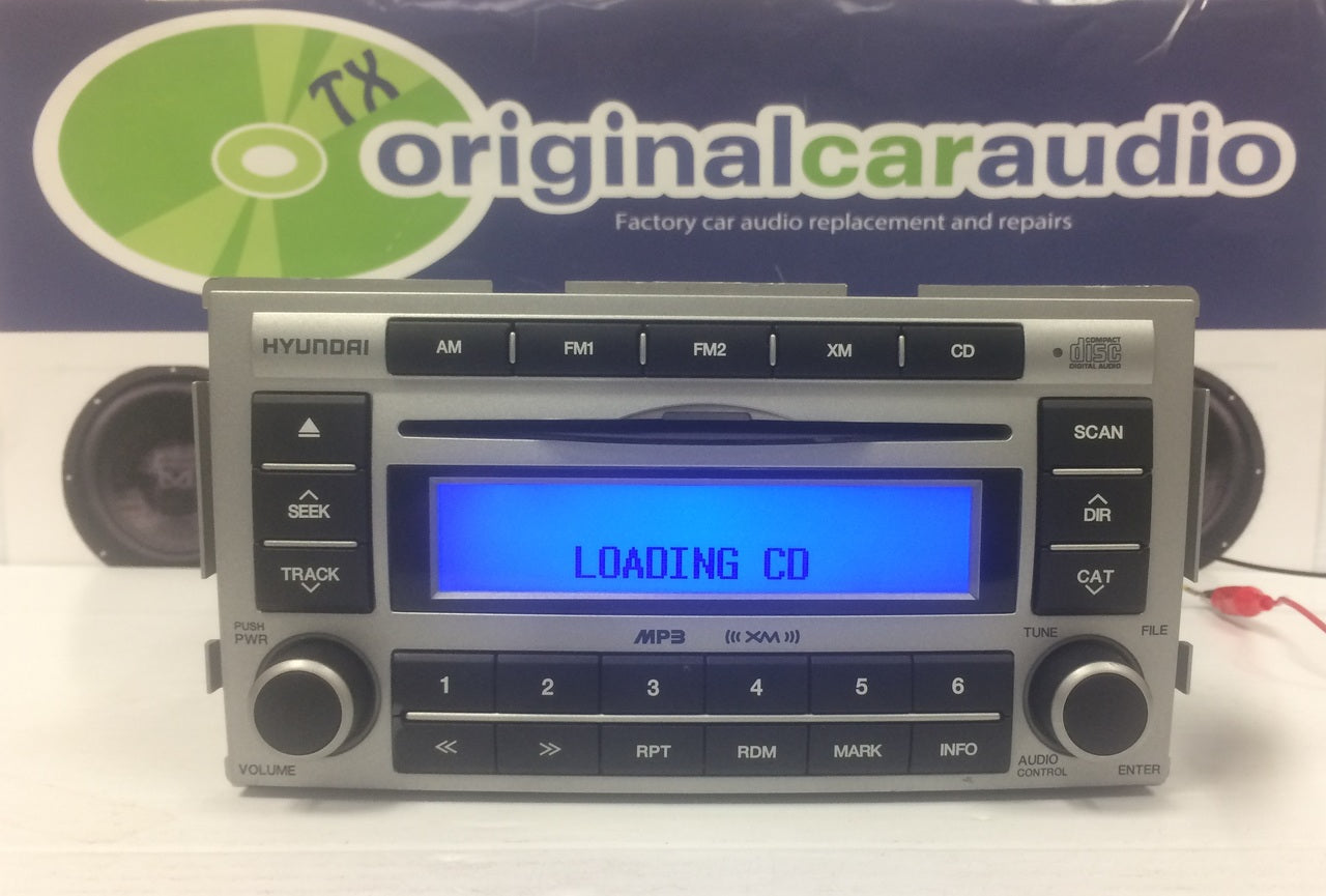 2007 2008 Hyundai Santa Fe OEM AM FM Radio MP3 Satellite Stereo CD Player Receiver