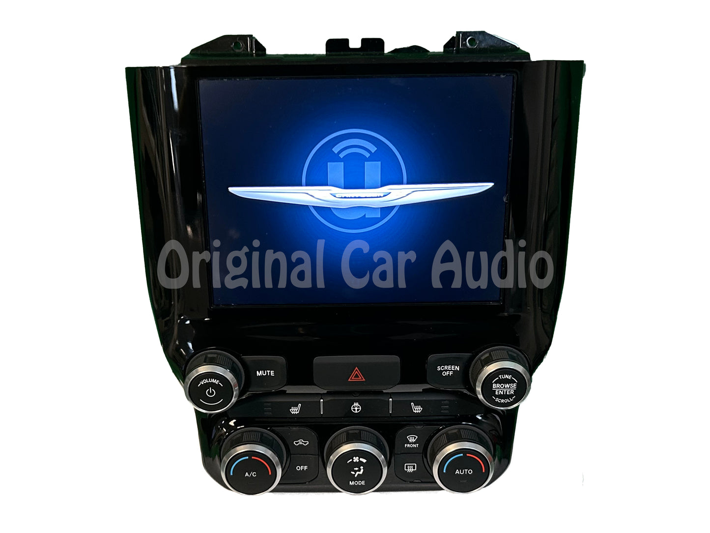 2019 - 2020 RAM DODGE OEM 8.4 Navigation Display Screen Temperature Dual Climate Control Panel Bezel