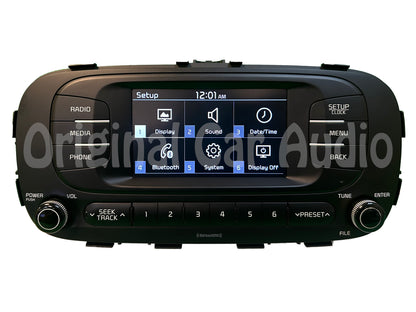 2017 - 2019 Kia Soul OEM AM FM XM Multi Media Display Radio Receiver