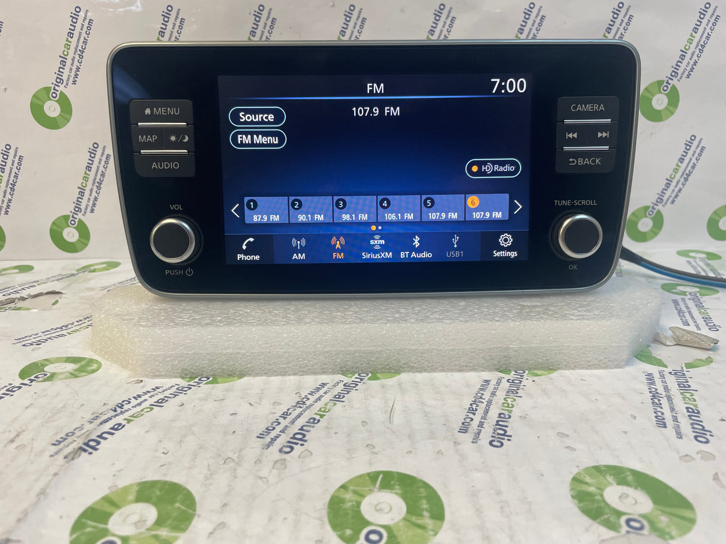 19-20 Nissan Leaf AM FM XM OEM Radio Receiver Navigation Touch Screen Display