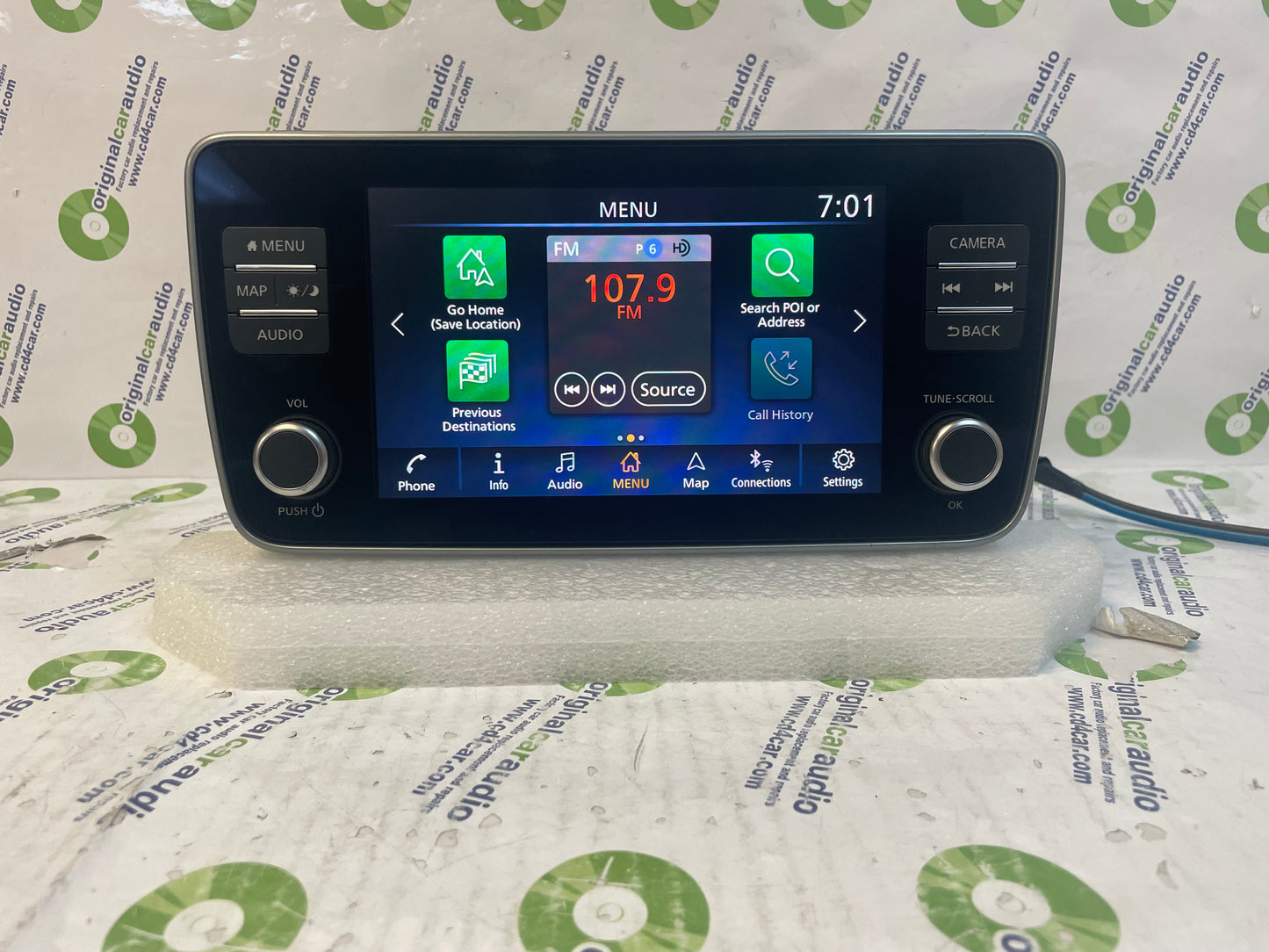 19-20 Nissan Leaf AM FM XM OEM Radio Receiver Navigation Touch Screen Display
