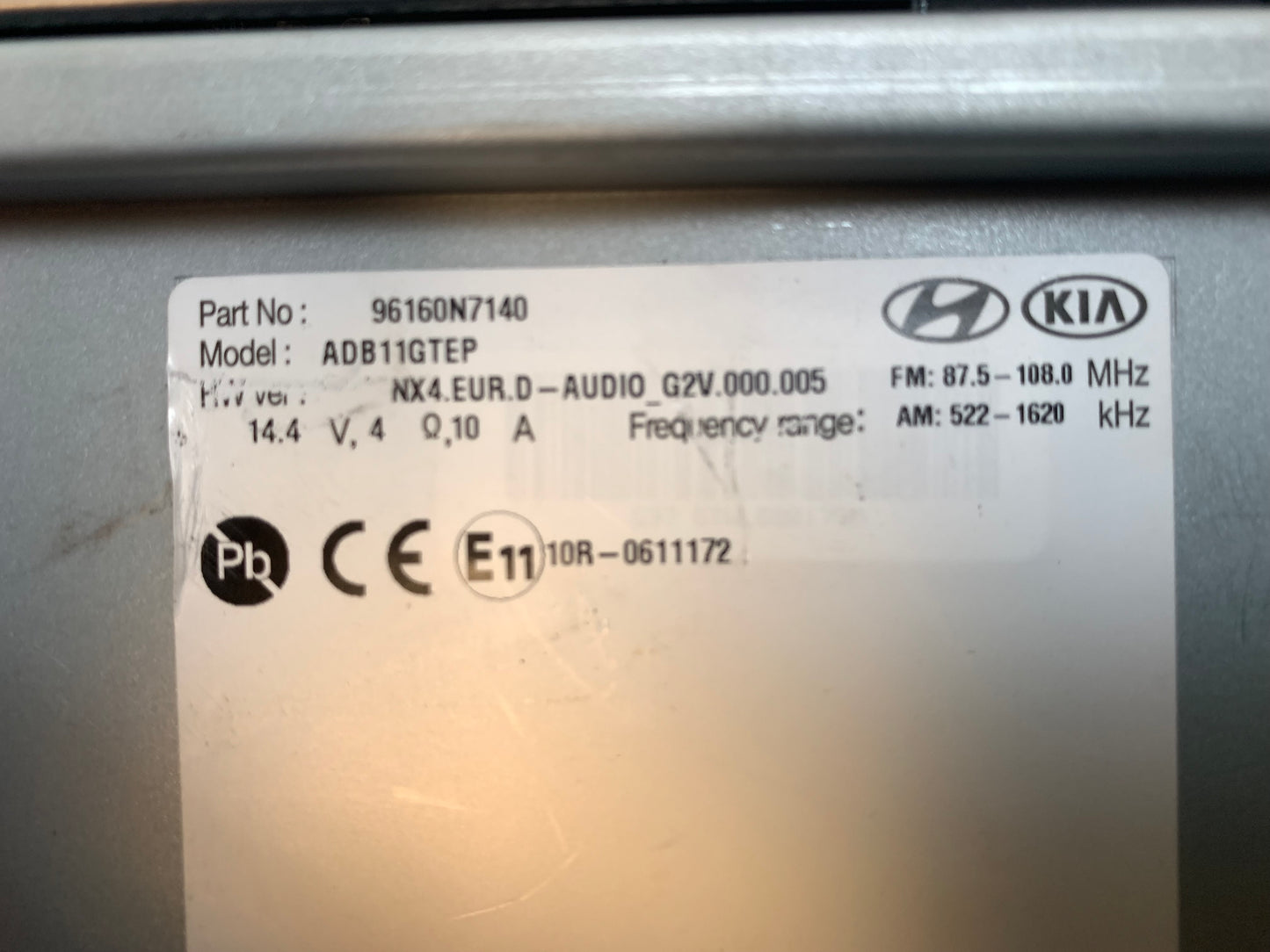 2022 - 2023 Hyundai Tucson OEM AM FM Radio Multi Media Receiver