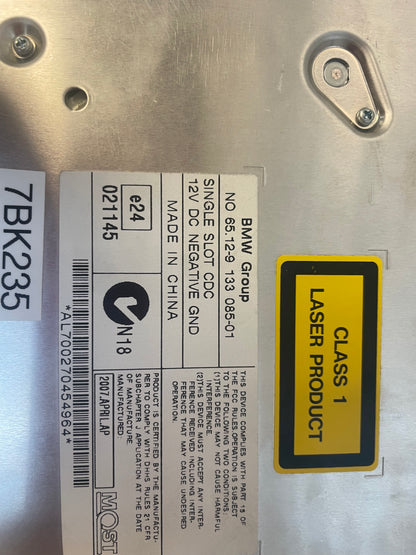 07-13 BMW X5 Remote CD Changer 6 Disk Slave OEM