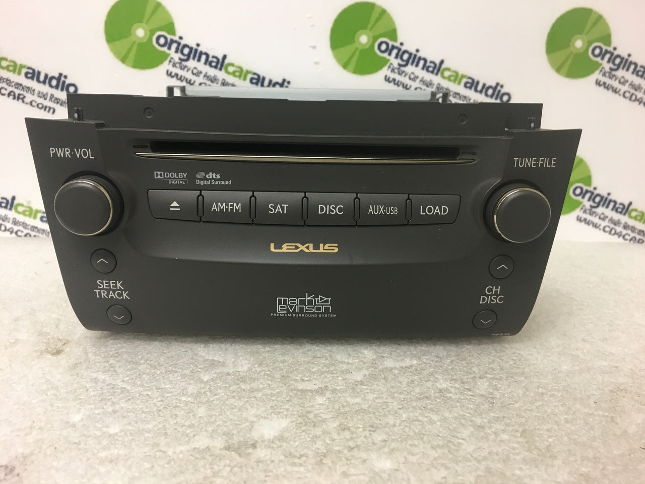 2009 - 2011 Lexus GS350 GS460 OEM Mark Levinson USB Navigation 6 CD AM FM Radio Receiver GREY