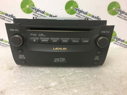 2009 - 2011 Lexus GS350 GS460 OEM Mark Levinson USB Navigation 6 CD AM FM Radio Receiver GREY