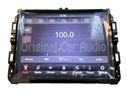 Refurbished 2019 Ram Truck 1500 OEM AM FM Radio Touch Screen 8.4" VP2_8.4 DT SXM