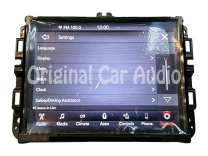 Refurbished 2019 Ram Truck 1500 OEM AM FM Radio Touch Screen 8.4" VP2_8.4 DT SXM
