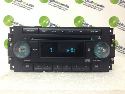 2004 - 2008 Chrysler Jeep Dodge OEM Radio CD Player Receiver REF w/ NO KNOBS