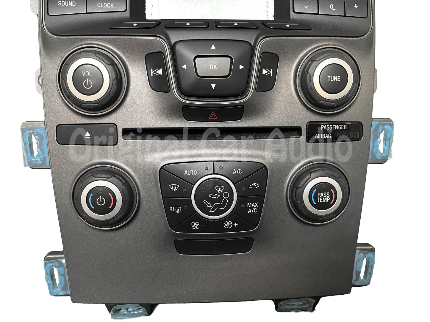 2013 - 2014 Ford Edge OEM 4" Radio Display Dual Zone Climate Control Panel Bezel FACEPLATE ONLY