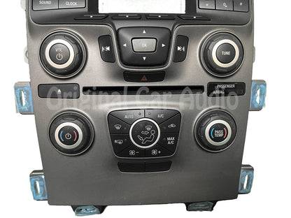 2013 - 2014 Ford Edge OEM 4" Radio Display Dual Zone Climate Control Panel Bezel FACEPLATE ONLY