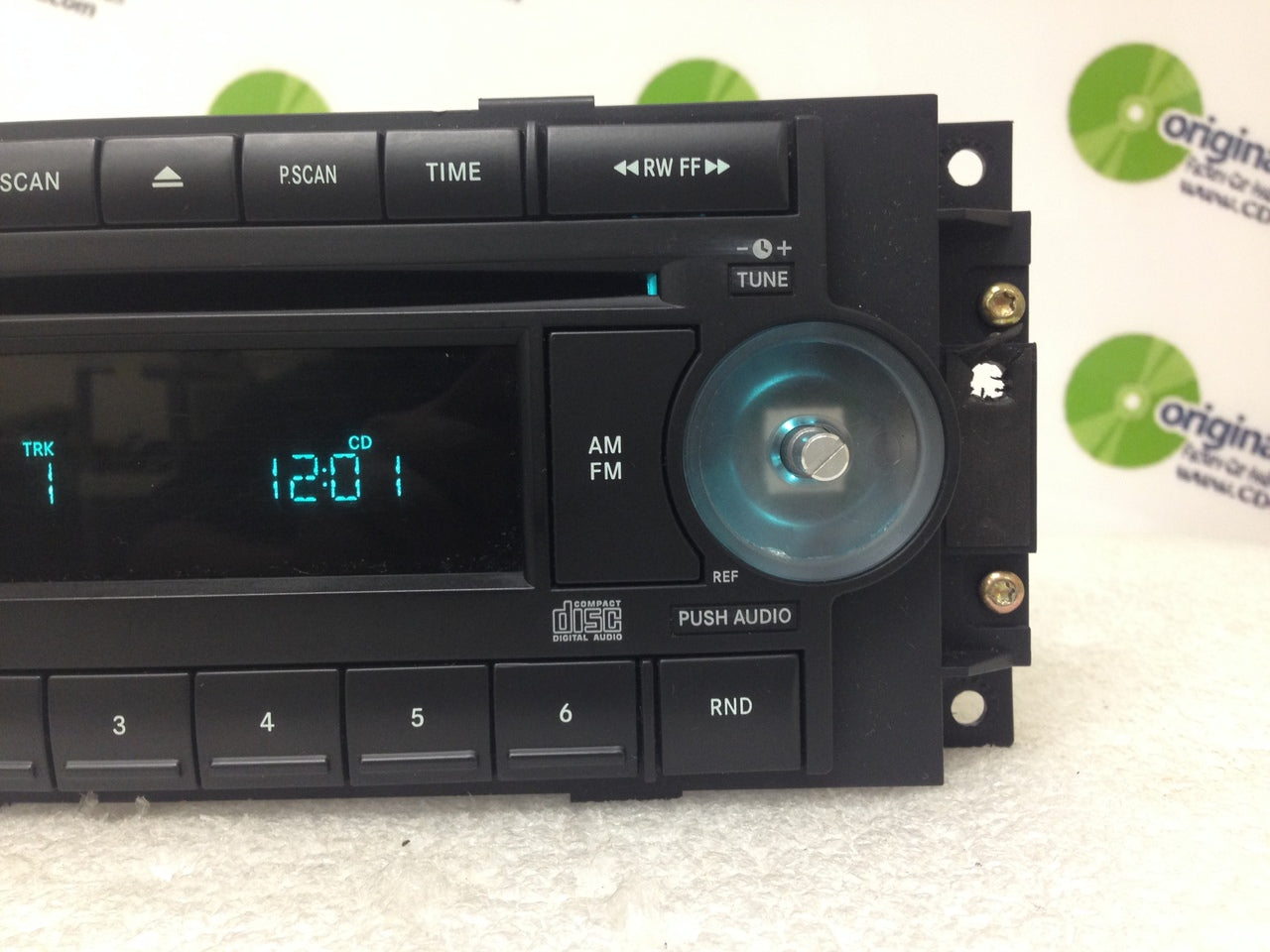 2004 - 2008 Chrysler Jeep Dodge OEM Radio CD Player Receiver REF w/ NO KNOBS