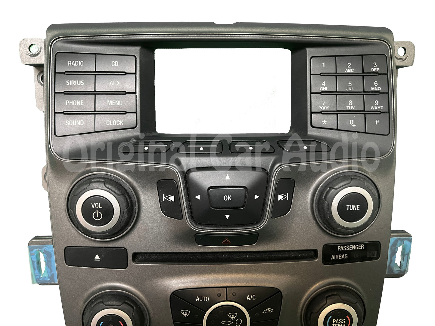 2013 - 2014 Ford Edge OEM 4" Radio Display Dual Zone Climate Control Panel Bezel FACEPLATE ONLY