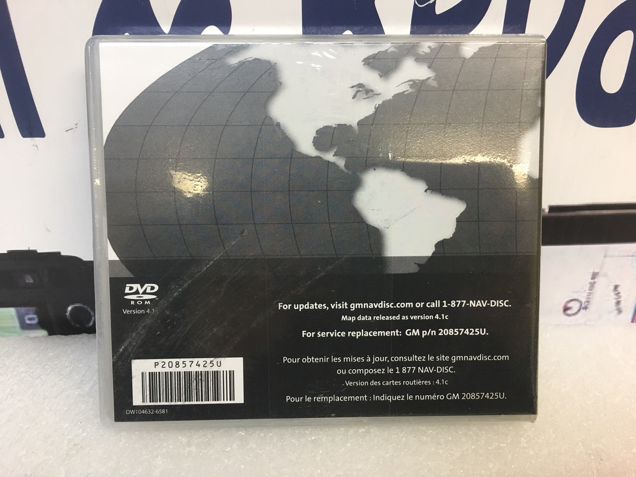 New GM Satellite Navigation System CD 20857425U Version 4.10C