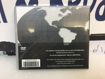 New GM Satellite Navigation System CD 20857425U Version 4.10C