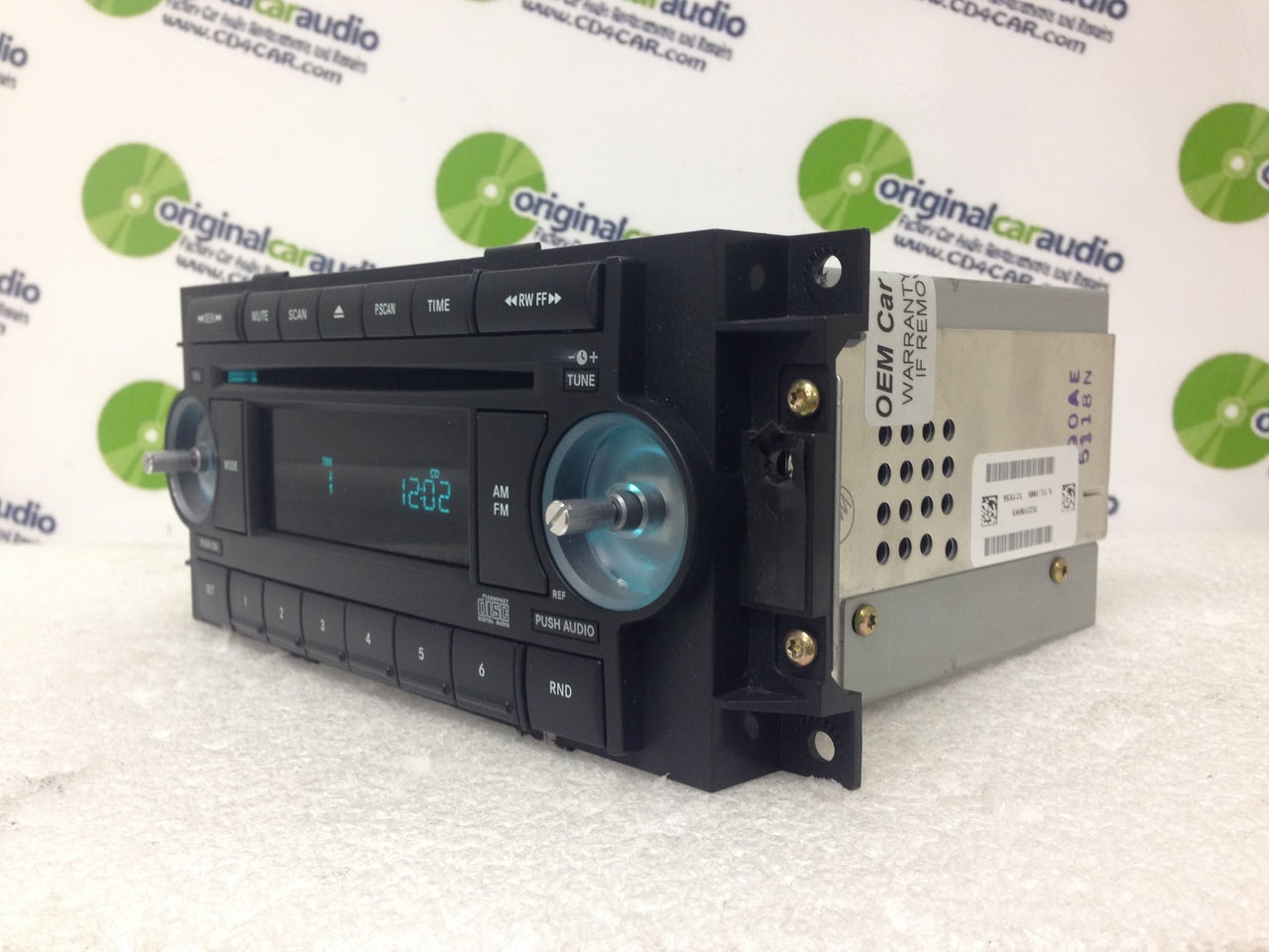 2004 - 2008 Chrysler Jeep Dodge OEM Radio CD Player Receiver REF w/ NO KNOBS