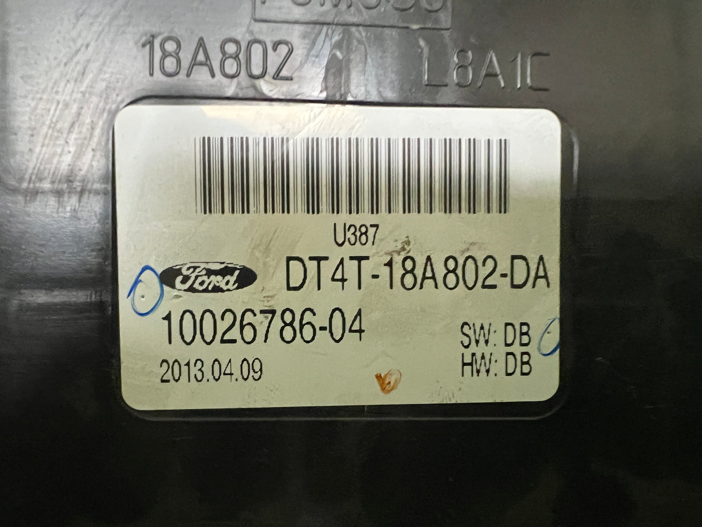 2013 - 2014 Ford Edge OEM 4" Radio Display Dual Zone Climate Control Panel Bezel FACEPLATE ONLY