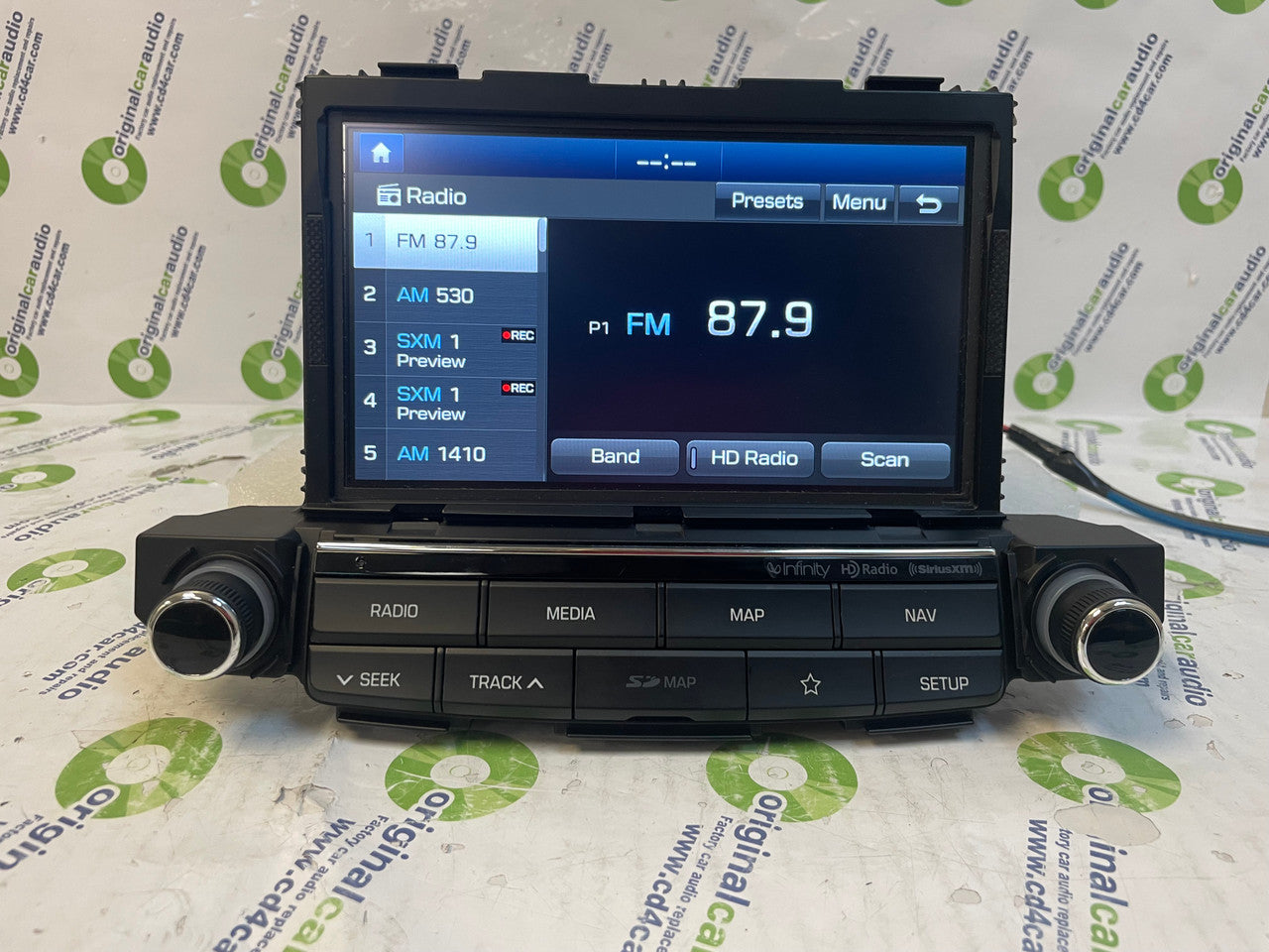 Refurbished 2015-2018 Hyundai Tucson Infinity Audio GPS Navigation AM FM XM Multimedia Radio Receiver