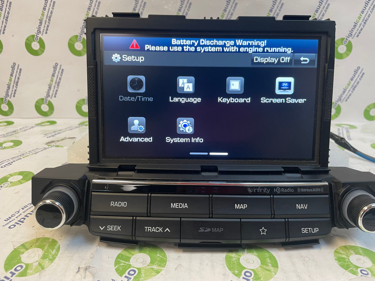Refurbished 2015-2018 Hyundai Tucson Infinity Audio GPS Navigation AM FM XM Multimedia Radio Receiver